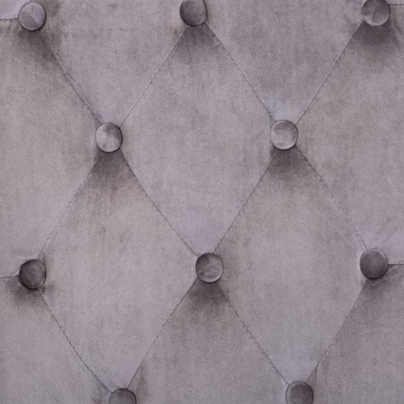 szürke bársony étkezőszék