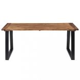 tömör akácfa étkezőasztal 180 x 90 cm