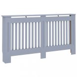 antracitszürke MDF radiátorburkolat 152 x 19 x 81,5 cm