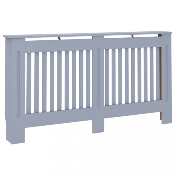 antracitszürke MDF radiátorburkolat 152 x 19 x 81,5 cm