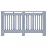 antracitszürke MDF radiátorburkolat 152 x 19 x 81,5 cm