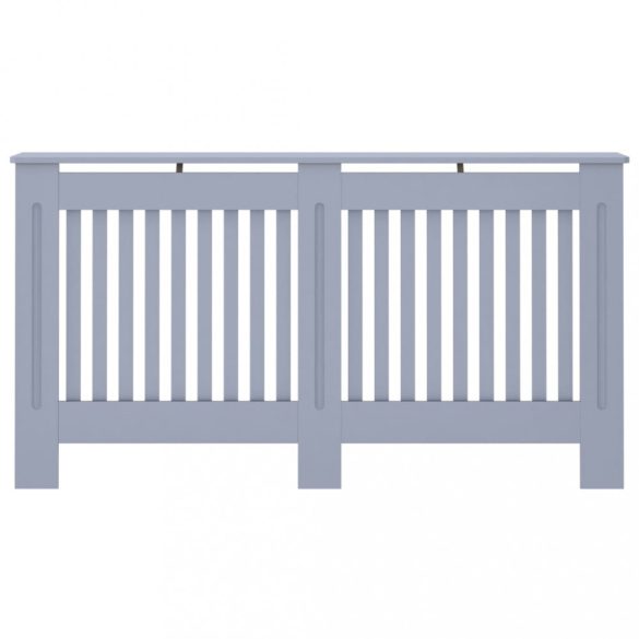 antracitszürke MDF radiátorburkolat 152 x 19 x 81,5 cm