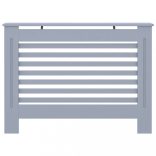 antracitszürke MDF radiátorburkolat 112 x 19 x 81,5 cm