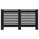 fekete MDF radiátorburkolat 152 x 19 x 81,5 cm