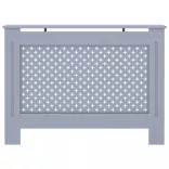 antracitszürke MDF radiátorburkolat 112 x 19 x 81,5 cm