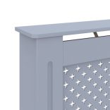 antracitszürke MDF radiátorburkolat 152 x 19 x 81,5 cm