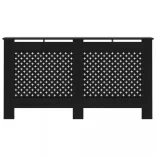 fekete MDF radiátorburkolat 152 x 19 x 81,5 cm
