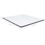 dobozrugós ágymatracfedő 200 x 180 x 5 cm közepesen puha