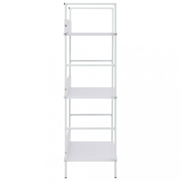 3 szintes fehér szerelt fa könyvespolc 60 x 27,6 x 90,5 cm