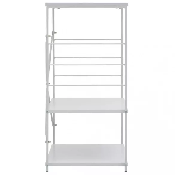 fehér szerelt fa mikrohullámú szekrény 60 x 39,6 x 79,5 cm