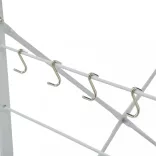 fehér szerelt fa mikrohullámú szekrény 60 x 39,6 x 79,5 cm