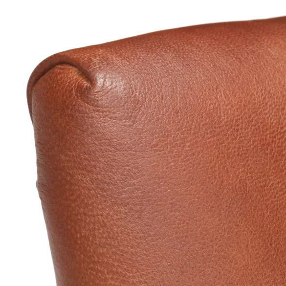 2 db barna valódi kecskebőr étkezőszék