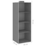 2 db szövet 4 polcos függő szekrényszervező