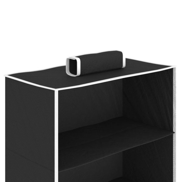 2 db szövet 6 polcos függő szekrényszervező