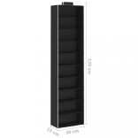 2 db szövet 10 polcos függő szekrényszervező