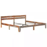 tömör fa ágykeret matrac nélkül 200 x 200 cm
