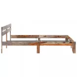 tömör fa ágykeret matrac nélkül 200 x 200 cm