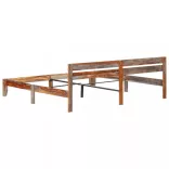 tömör fa ágykeret matrac nélkül 200 x 200 cm