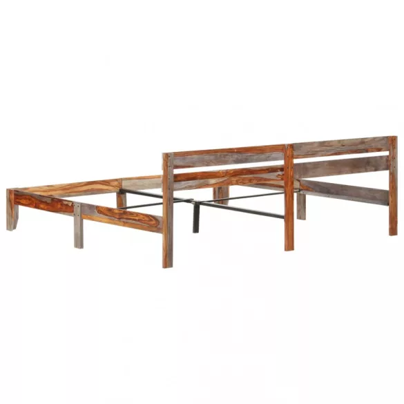 tömör fa ágykeret matrac nélkül 200 x 200 cm