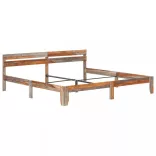 tömör fa ágykeret matrac nélkül 200 x 200 cm