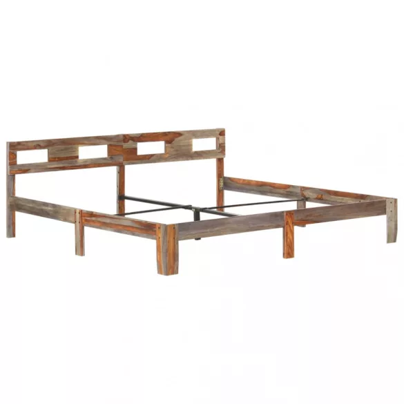tömör fa ágykeret matrac nélkül 200 x 200 cm