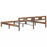 tömör fa ágykeret matrac nélkül 200 x 200 cm