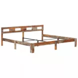 tömör fa ágykeret matrac nélkül 200 x 200 cm