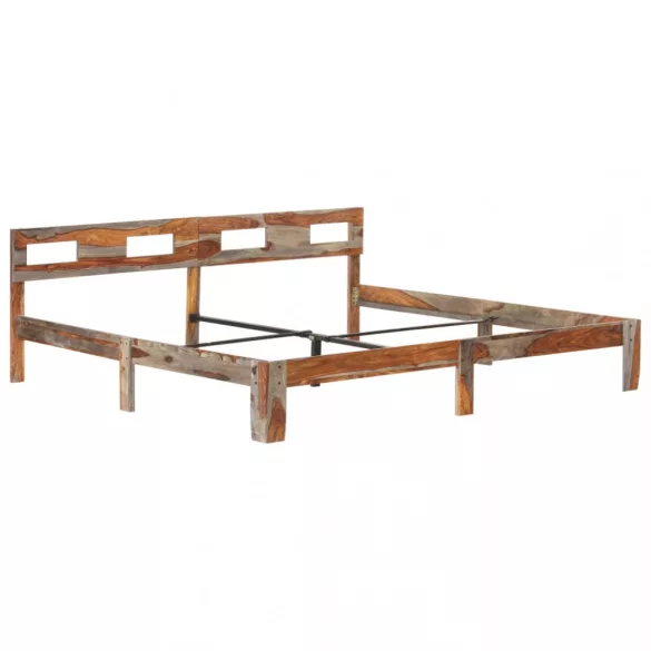 tömör fa ágykeret matrac nélkül 200 x 200 cm