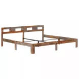 tömör fa ágykeret matrac nélkül 200 x 200 cm