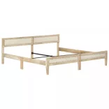 tömör mangófa ágykeret 200 cm