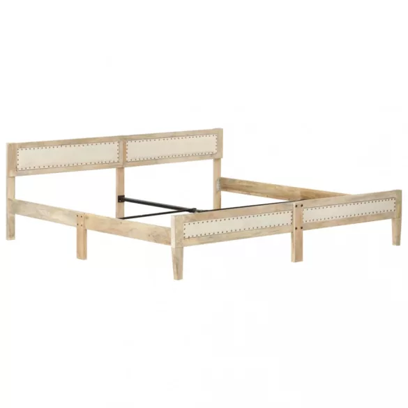 tömör mangófa ágykeret 200 cm