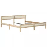 tömör mangófa ágykeret 200 cm
