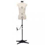 krémszínű női állítható próbababa S-es méret 33-40