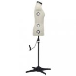 krémszínű női állítható próbababa S-es méret 33-40