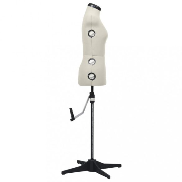 krémszínű női állítható próbababa S-es méret 33-40