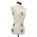 krémszínű női állítható próbababa S-es méret 33-40