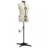 krémszínű női állítható próbababa M-es méret 40-46