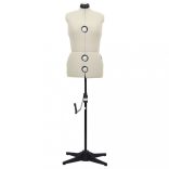 krémszínű női állítható próbababa M-es méret 40-46