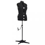 női fekete állítható próbababa M-es méret 40-46