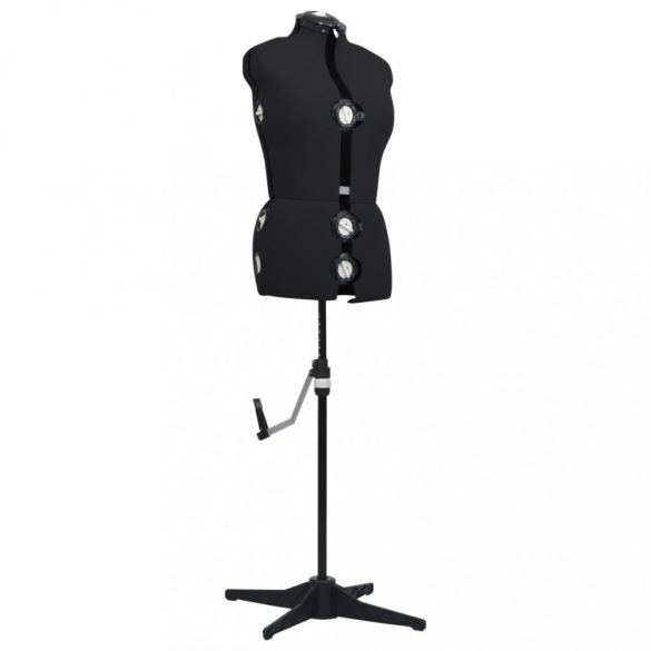 női fekete állítható próbababa M-es méret 40-46