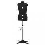 női fekete állítható próbababa M-es méret 40-46