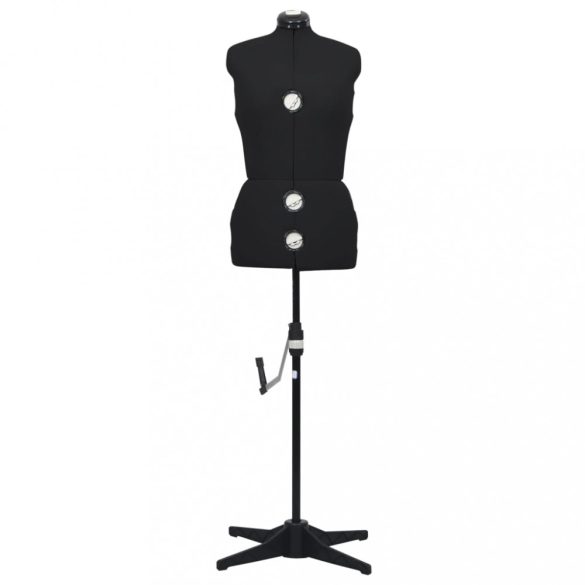 női fekete állítható próbababa M-es méret 40-46