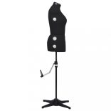 női fekete állítható próbababa M-es méret 40-46