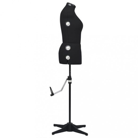 női fekete állítható próbababa M-es méret 40-46