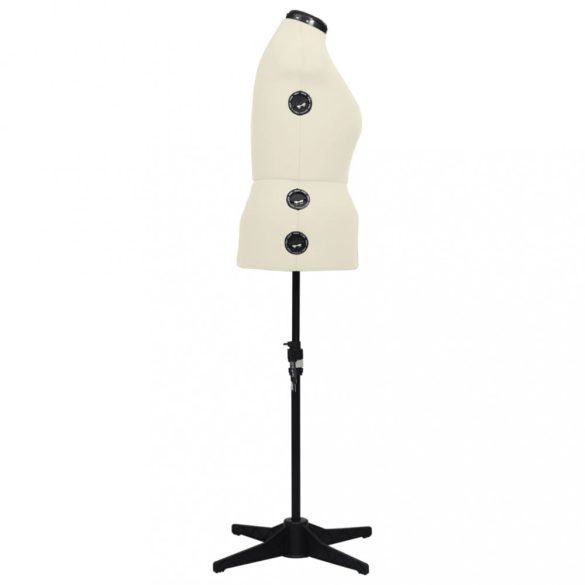 krémszínű női állítható próbababa L-es méret 44-50