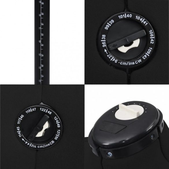 fekete női állítható próbababa L-es méret 44-50