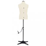 krémszínű férfi állítható próbababa 37-45 méretű