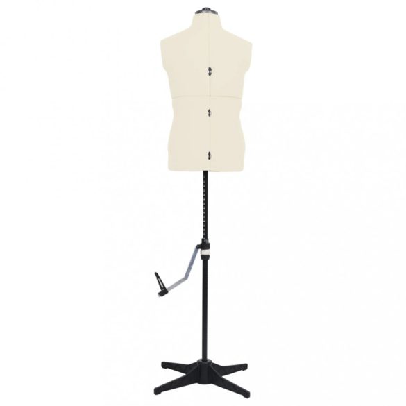 krémszínű férfi állítható próbababa 37-45 méretű