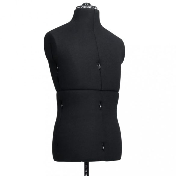 fekete férfi állítható próbababa 37-45 méretű