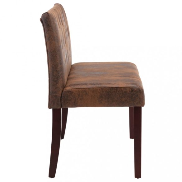 barna művelúr pad 120 cm